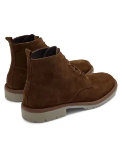 Aquila Canyon Suede Lace-Up Boots in Cognac