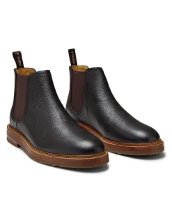 Aquila Dakar Chelsea Boots in Dark Brown