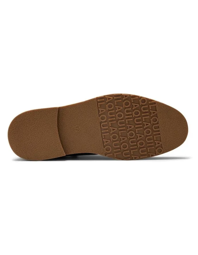 Aquila Dakar Leather Chukka Boots in Black