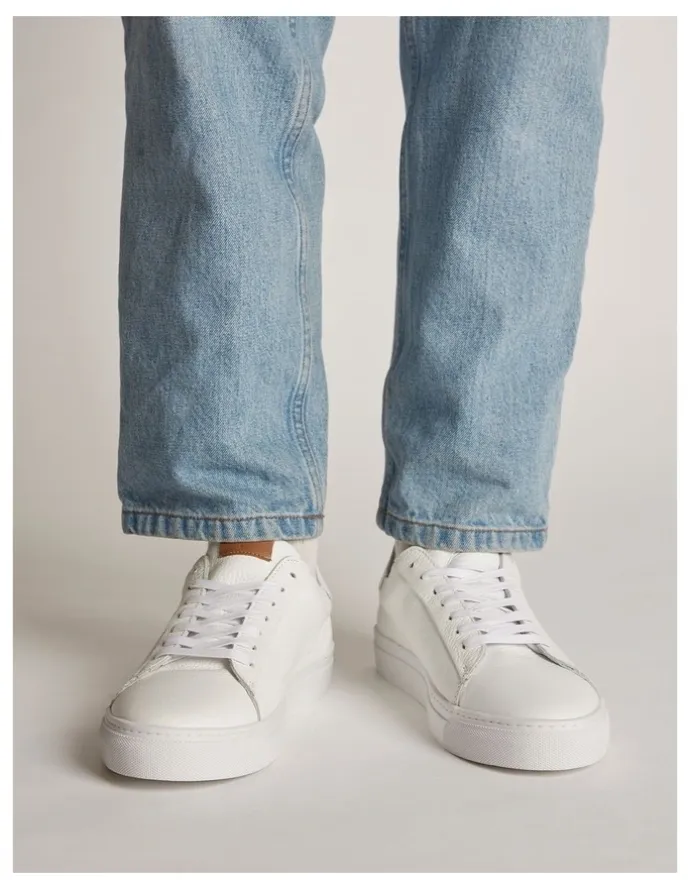 Aquila Deco 2.0 Leather Sneakers in White