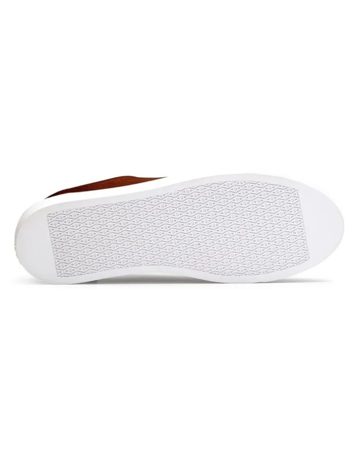 Aquila Deco 2.0 Leather Sneakers in Tan