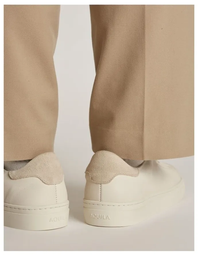 Aquila Deco 2.0 Mono Sneakers in Off White