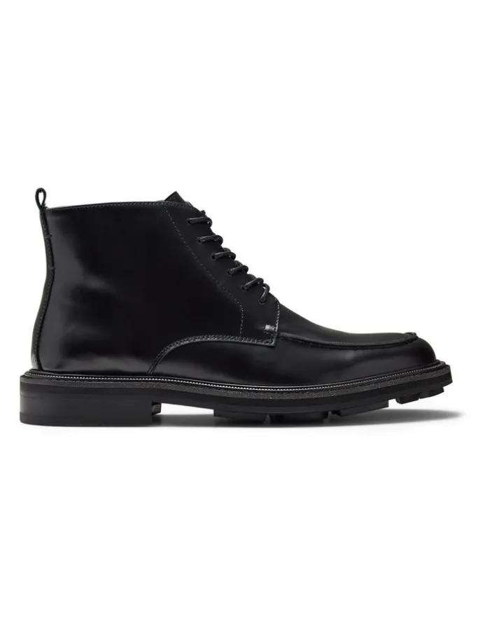 Aquila Mensa Lace-Up Boots in Black
