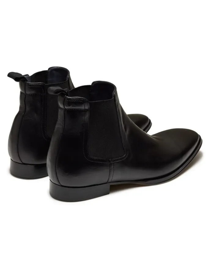 Aquila Osbourne 2.0 Leather Chelsea Boots in Black