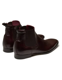 Aquila Osbourne 2.0 Leather Chelsea Boots in Oxblood