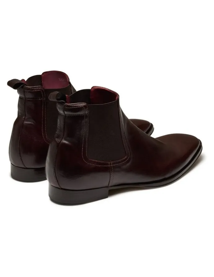 Aquila Osbourne 2.0 Leather Chelsea Boots in Oxblood