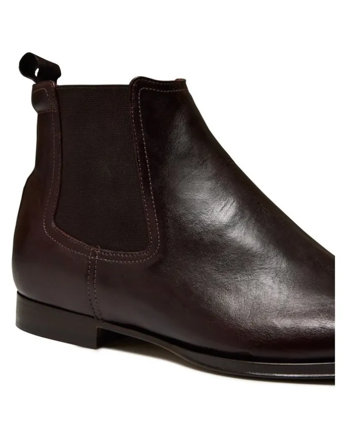 Aquila Osbourne 2.0 Leather Chelsea Boots in Oxblood