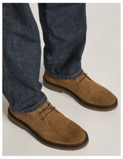 Aquila Steele Suede Chukka Boots in Khaki