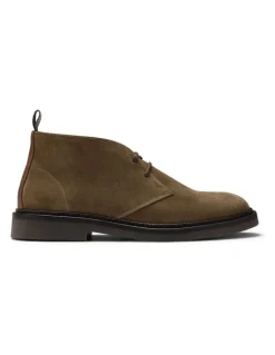 Aquila Steele Suede Chukka Boots in Khaki