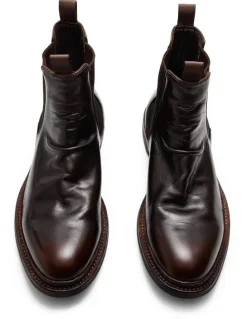 Aquila Vedder Chelsea Boots in Dark Brown