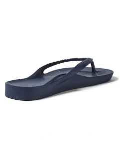 Archies Arch Support Thongs in Navy