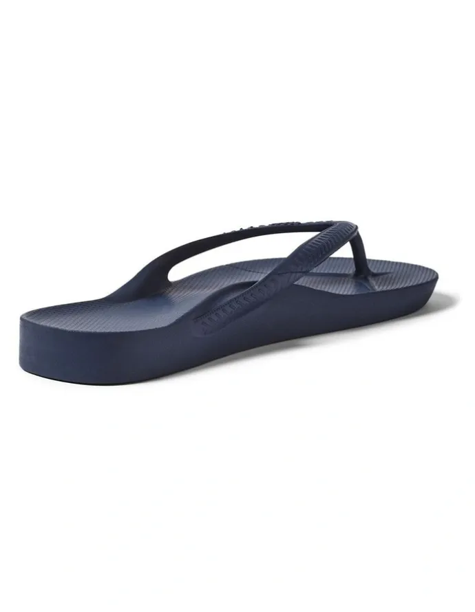 Archies Arch Support Thongs in Navy