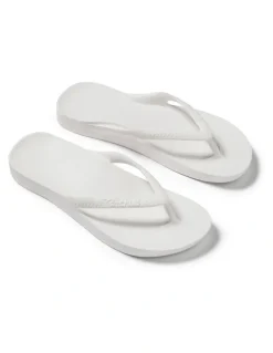 Archies Arch Support Thongs in White
