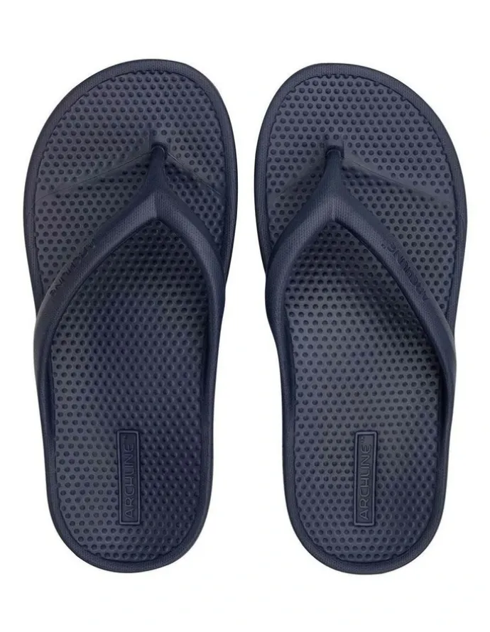 Archline Orthotic Foam Thongs in Navy