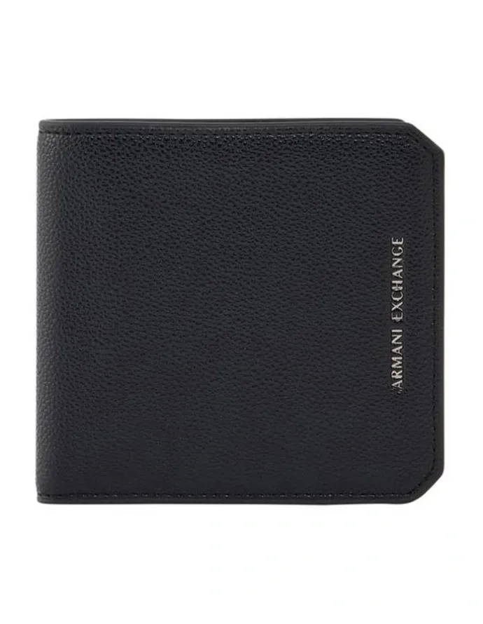 Armani Exchange Alex Bifold Wallet in Black