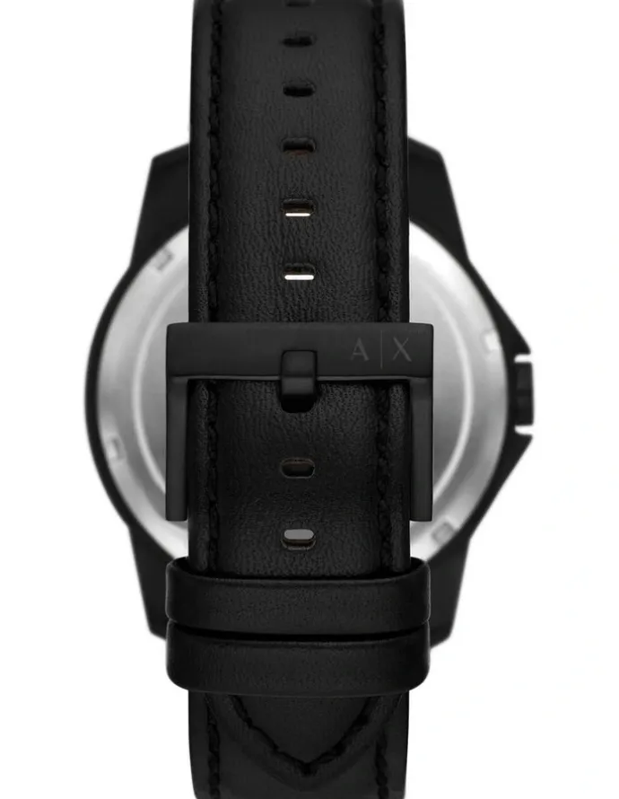 Armani Exchange Black Analogue Watch
