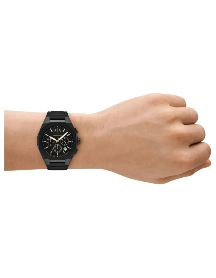 Armani Exchange Chronograph AX7165SET Watch in Black