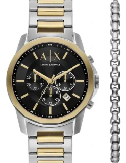 Armani Exchange Chronograph Watch AX7148SET in Two Tone