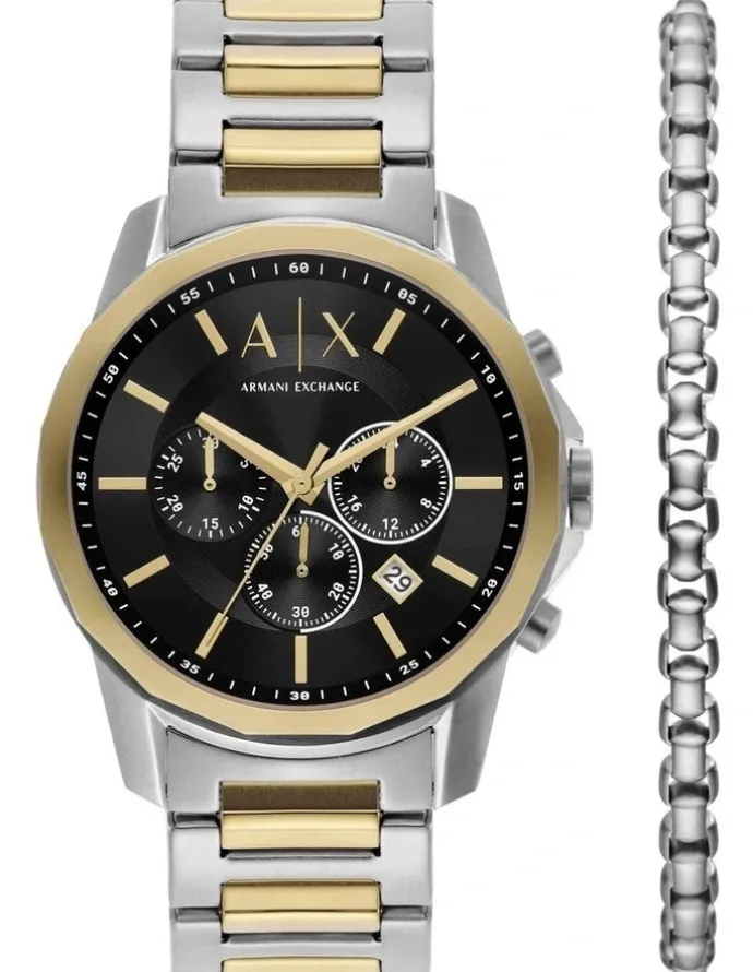 Armani Exchange Chronograph Watch AX7148SET in Two Tone