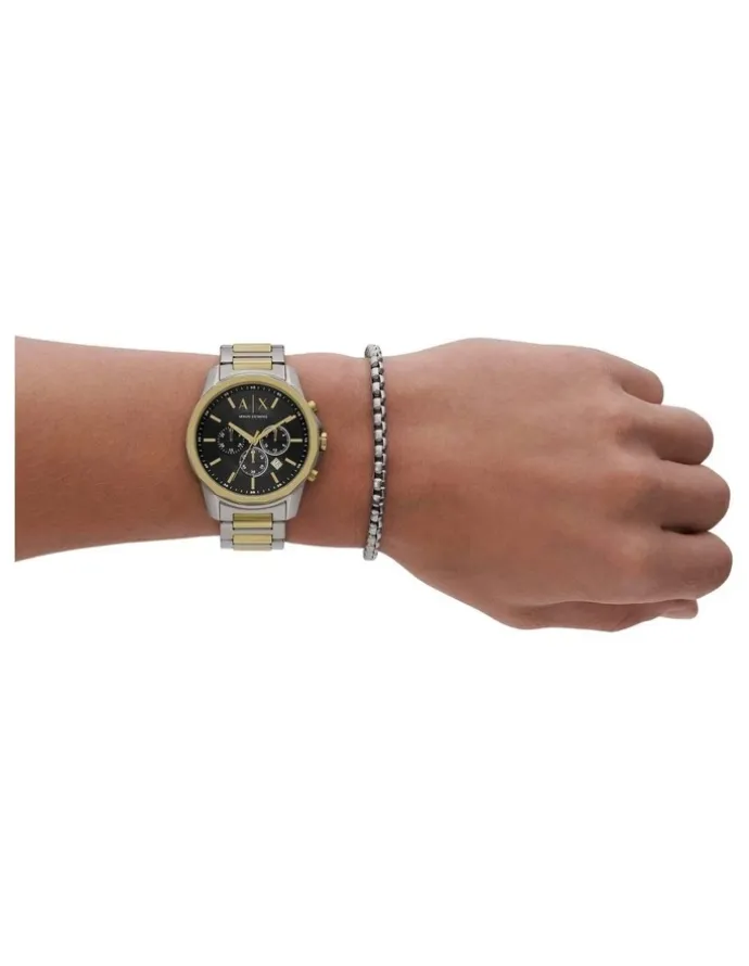 Armani Exchange Chronograph Watch AX7148SET in Two Tone