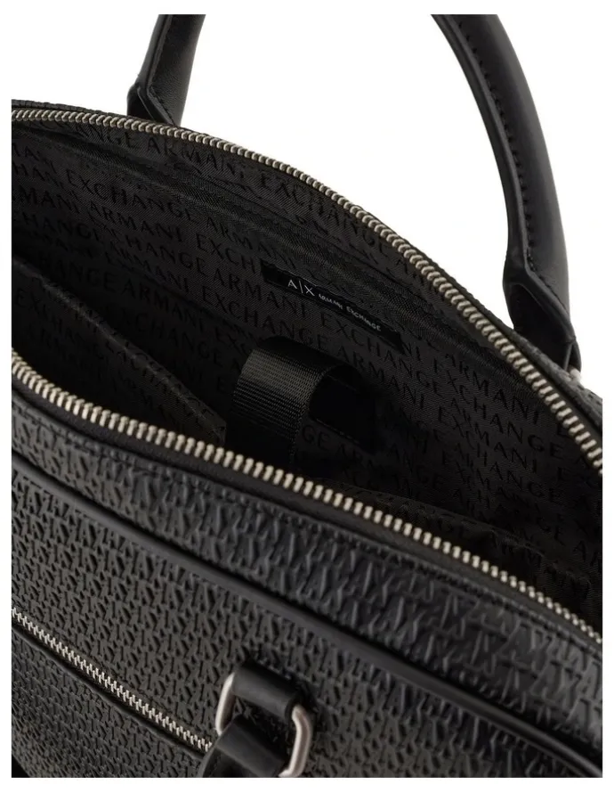 Armani Exchange Laptop Bag in Black