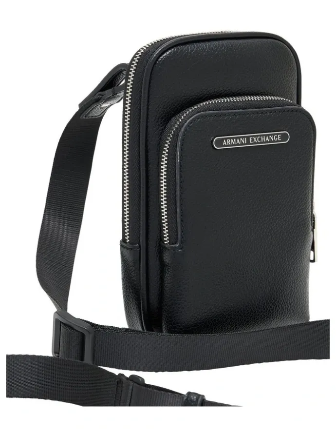 Armani Exchange Okinawa Reporter Bag in Black