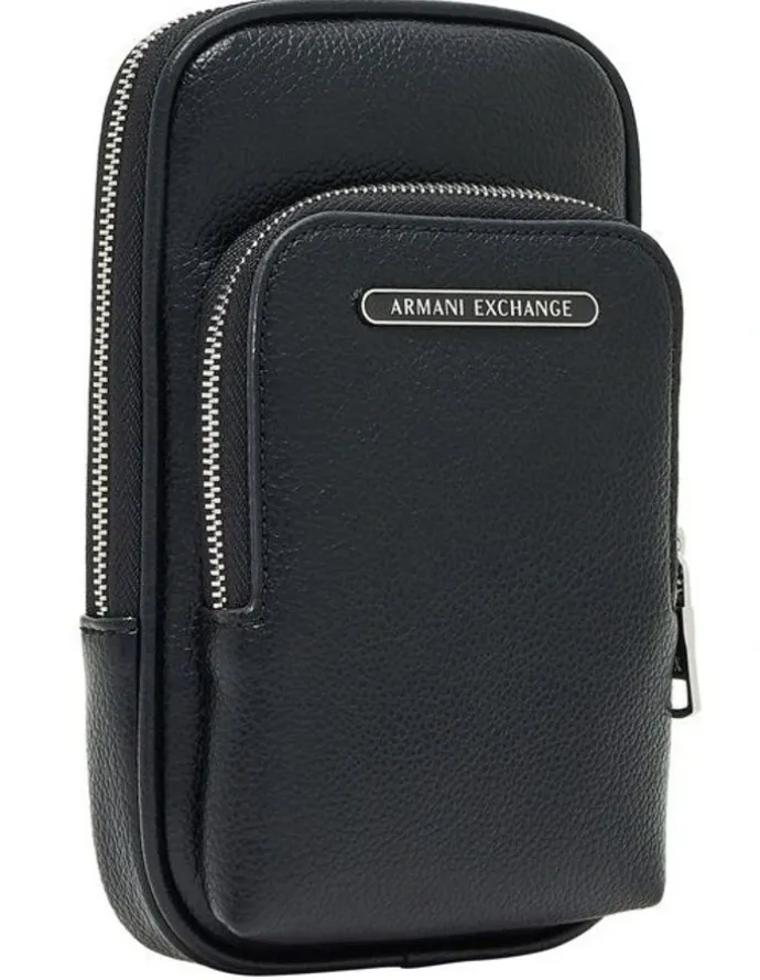 Armani Exchange Okinawa Reporter Bag in Black