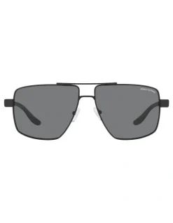 Armani Exchange Polarised AX2037S Sunglasses in Black