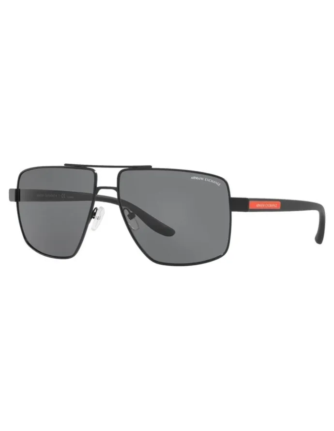 Armani Exchange Polarised AX2037S Sunglasses in Black