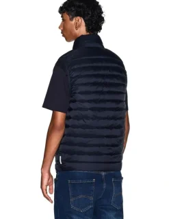 Armani Exchange Essential Down Vest in Deep Navy