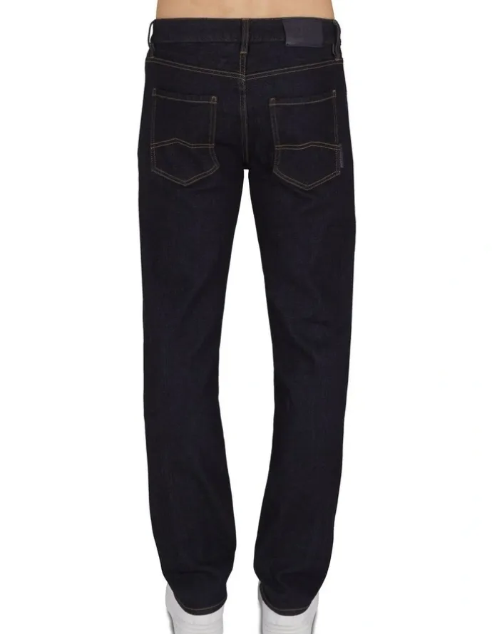 Armani Exchange Slim Fit 5 Pocket Denim in Dark Blue