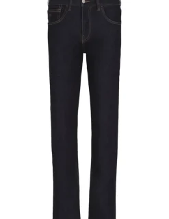 Armani Exchange Slim Fit 5 Pocket Denim Pant in Mid Blue