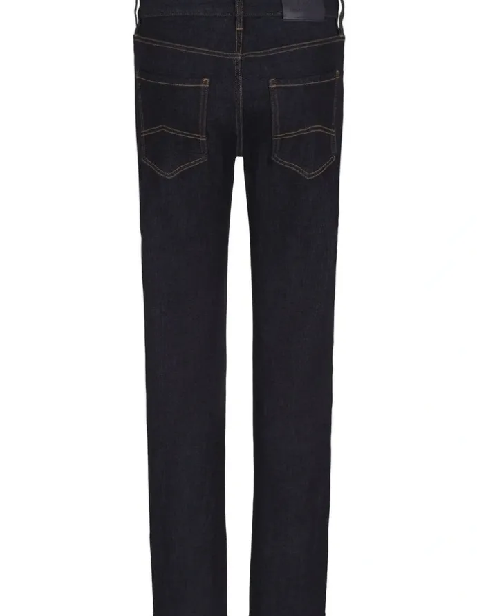 Armani Exchange Slim Fit 5 Pocket Denim Pant in Mid Blue