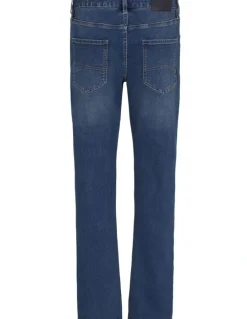 Armani Exchange Slim Fit 5 Pocket Denim Pant in Light Blue