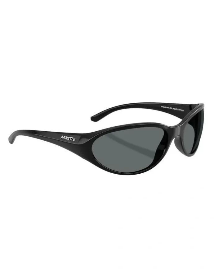 Arnette Raven Injected Polarised Sunglasses in Black