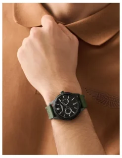 Aston Martin HDL IP Black MTIH2S604 Watch 42mm in Green