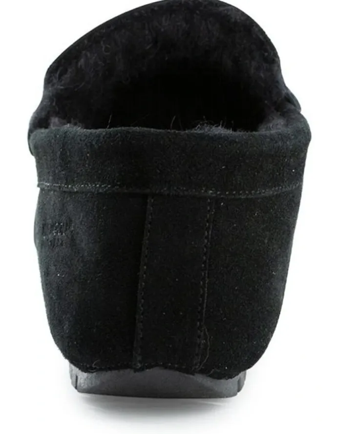 Aus Wooli Ugg Men Terrigal Cosy Moccas Black