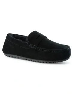 Aus Wooli Ugg Men Terrigal Cosy Moccas Black