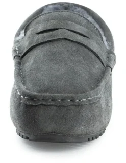 Aus Wooli Ugg Men Terrigal Cosy Moccas Grey
