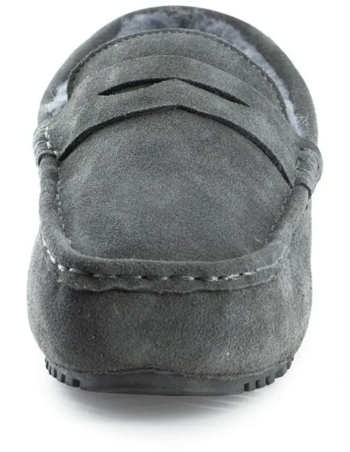 Aus Wooli Ugg Men Terrigal Cosy Moccas Grey