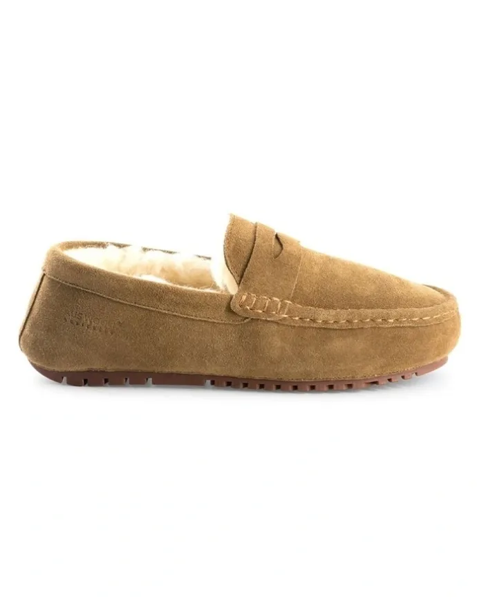 Aus Wooli Ugg Men Terrigal Cosy Moccas Tan