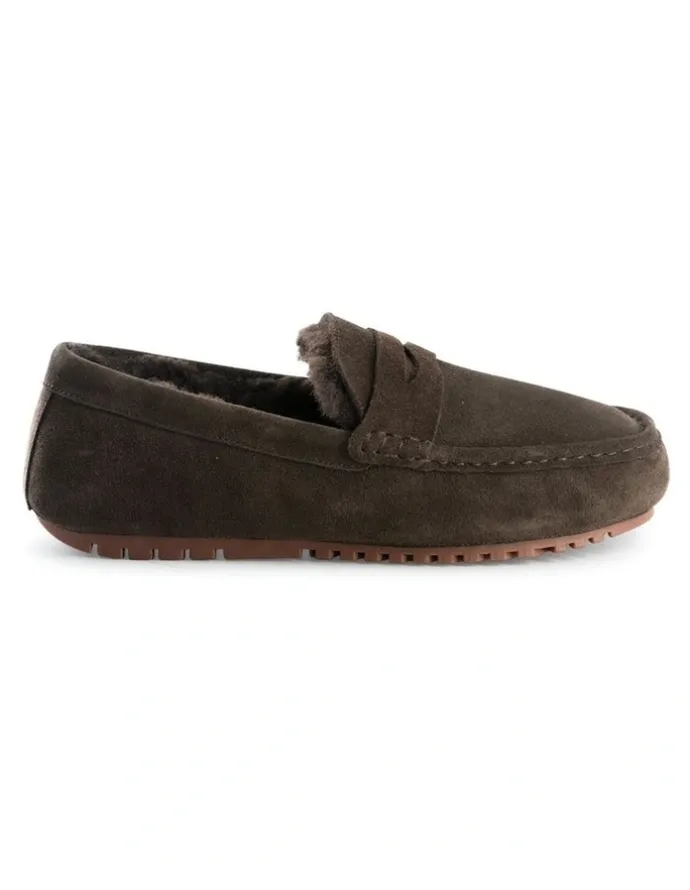 Aus Wooli Ugg Men Terrigal Cosy Moccas Chocolate