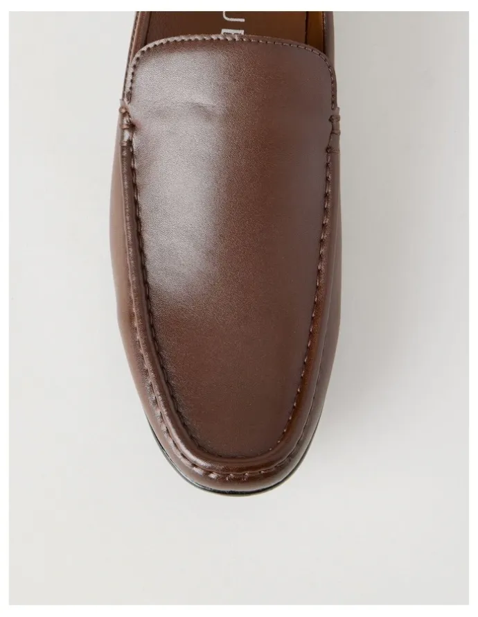 Basque Colt Leather Moccasin in Tan