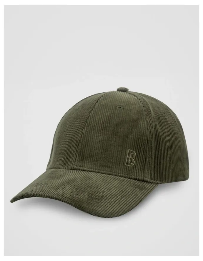 Basque Corduroy Cap Hat Olive