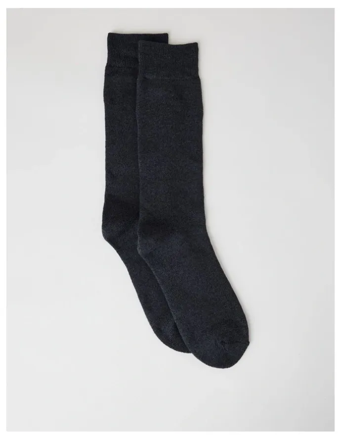 Basque Full Terry Bamboo Boot Socks in Nine Iron