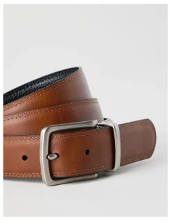 Basque Reversible Belt Black/Tan Belt Black/Tan