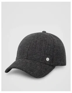Basque Textured Cap Hat Charcoal