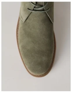 Basque Atlas Suede Chukka Boot in Khaki