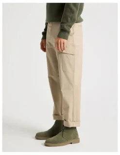 Basque Atlas Suede Chukka Boot in Khaki