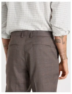 Basque Check Pants in Brown